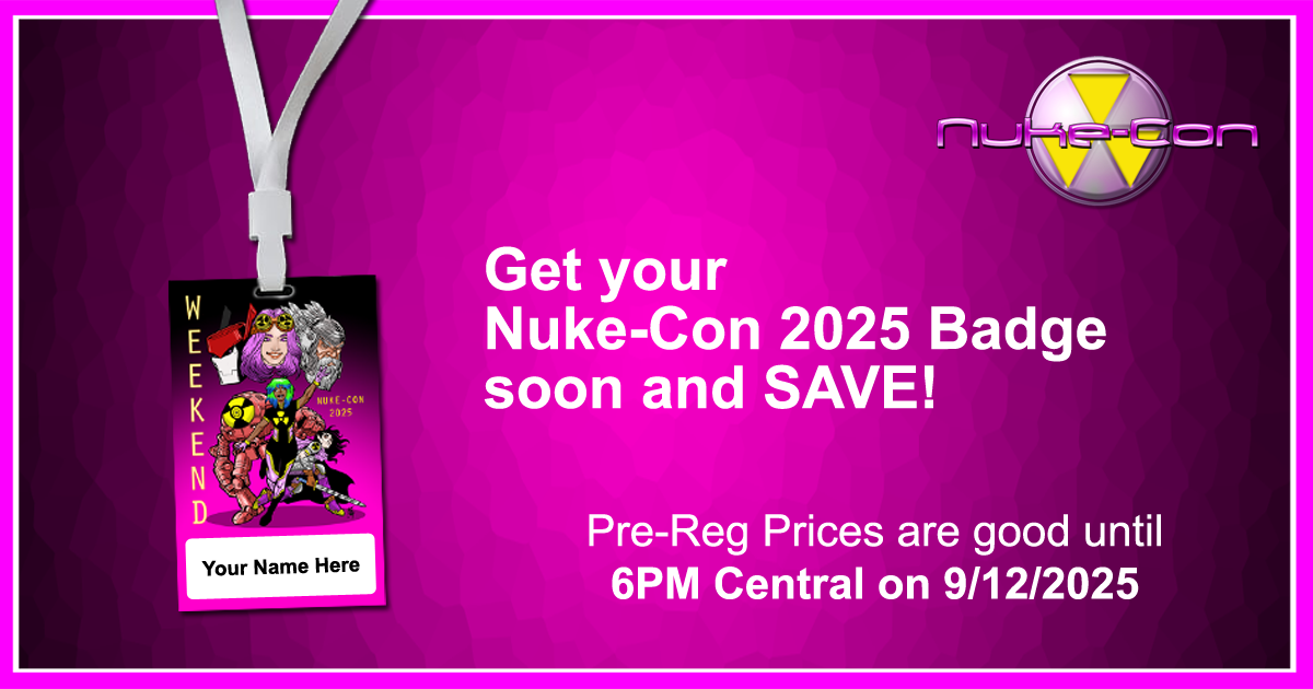 Pre-Reg Badge Deadline Tonight!